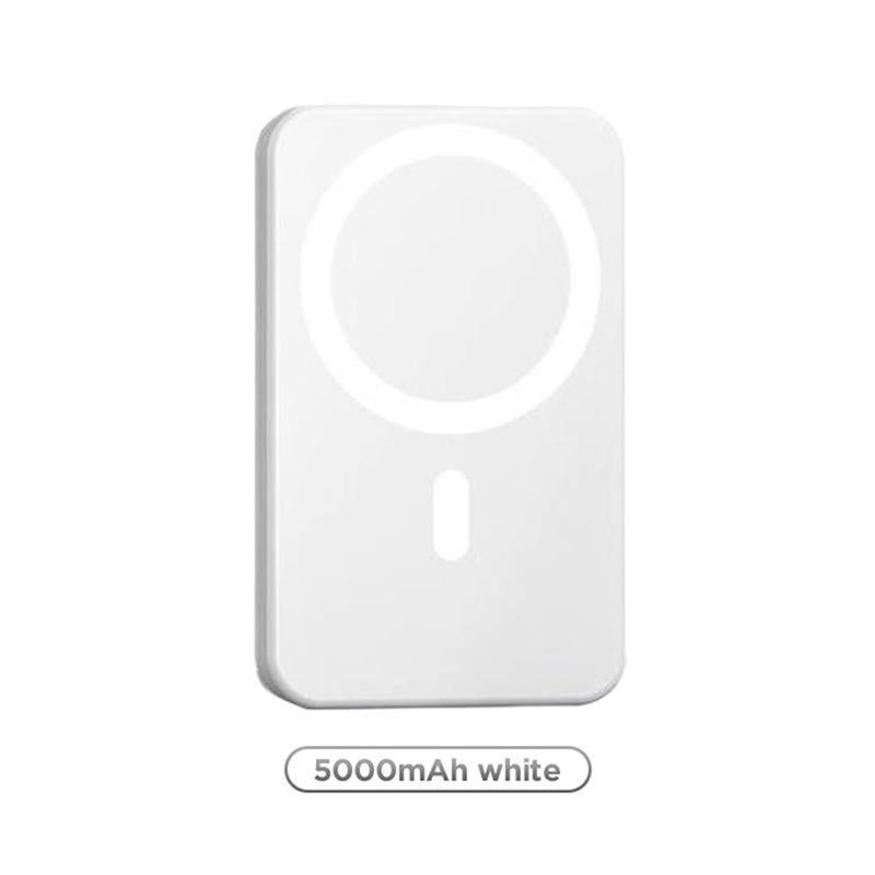 Magsafe 5000Mah Power Bank, Wireless Portable Charger, Fast Charging Magsafe Battery Pack for Iphone 17/16/15/14/13/12/Plus/Pro Max, Compact Device Smartphone Chargeable